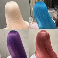 【🎉KEN指名限定最高級クーポン‼️】最高級ケアブリーチ2回🫰+髪質改善カラー🌈+髪質改善ケアトリートメント❄️