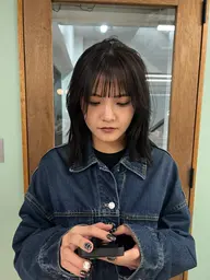 ミディアム(鎖骨下目安)カットモデル募集🎵