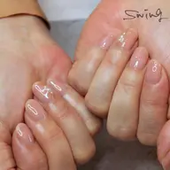 🍎シンプルデザインジェル 【初回他店オフ無料　ケア込】 🍎