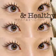 【&ヘルシー】マツエク100本orプラス40束+まつ毛パーマ+マツエクオフ