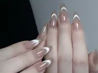 🌱マグネットフレンチ🍧🧁パーツ二個プレゼント🩵 透け感ベースカラ付き🍡初回オフ無料🆓SNS大人気💡