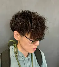 メンズカット+ツイストスパイラルパーマ+トリートメント