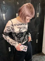 髪質改善カラ-+カット+アミノリペアTr