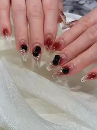 【卒業記念の初ネイルに🌸】長さ出し10本+パーツ代込み！希望のネイルなんでも◎【ミニモ学割】