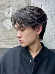 メンズヘアセットスタイリング