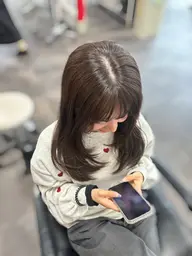 カット＋リタッチカラー＋マイクロバブル ※女性限定