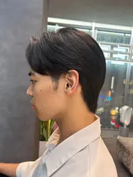 メンズカット  センターパート