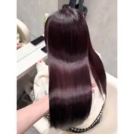 ブリーチ１回＋ピンクカラー・暖色系（ダブルカラー）