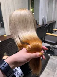 🌈《 初ダブルカラー限定》(全頭ブリーチ)➕3step🌈モデル募集中🌈ロング料金なし🌈