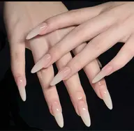 ハンドネイルハンドケア【チップ長さだし】長出し+ワンカラー◎