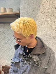 【🔥メンズ限定🔥】骨格矯正カット✂︎+1ブリーチ+似合わせカラー+炭酸クレンジング🫧