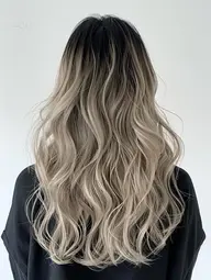 【✨️大人気✨】ケアブリーチダブルカラー+人毛100%シールエクステ80本まで付け放題(馴染ませカット無料)¥27500