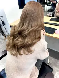 【一気にイメチェンしたい方へ🐻❄️】タブルカラー+トリートメント+最高級人毛100%シールエクステ80本