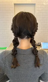 ふわふわヘアアレンジ🧸推しのライブアレンジやディズニーアレンジもOK🎀♡