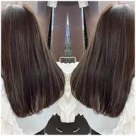 ケアカラー&髪質ケアHITAストレート［縮毛矯正・酸性ストレート］