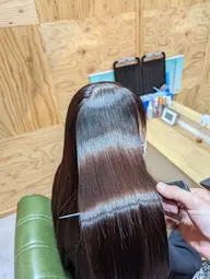 カット+美髪矯正+フルカラー+髪質改善トリートメント