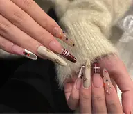 チップ長さ出し10本＋デザイン💅