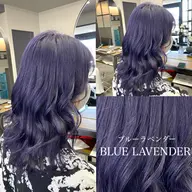 💙【ダブルカラー寒色系】💙彩度が高いカラーお任せください♪施術価格【10%OFF】表記は【ロング料金】です！