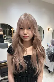 【3月ご新規3名様限定】カット+ハイブリーチ+ケアカラー+2stepトリートメント[ブロンド/ベージュ/ミルクティー]