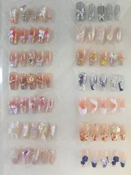 【つけ爪】ワンホンデザインロング