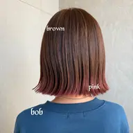 🌸カット➕全体ブリーチ➕カラー➕オージュアトリートメント🌸レイヤーカット/透明感カラー/ミルクティー/Aujua