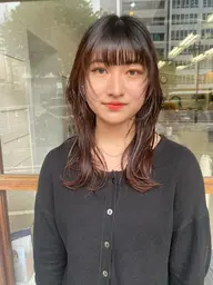 ✨【新規学生さん限定】✨パーマ+透明感カラー