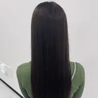 寒色系カラー(ブリーチなしの全体染め)❄️🍬➕3ステップトリートメント🪽