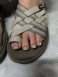 フットネイル🦶（オフなし）ワンカラー🩷🩵