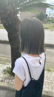 【ミニモ限定】透明感カラー＋髪質改善トリートメント