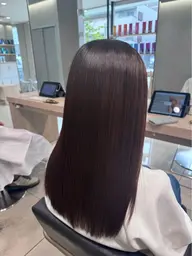 【𖦹ワンカラー+髪質改善トリートメント】髪へのダメージを抑えながらツヤ髪に✨️