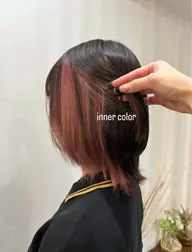 全頭ブリーチカラー(リタッチ、インナー🉑)