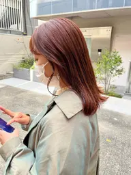 ワンカラーでつくるオレンジヘア🧡