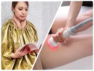 【痩身・むくみケア】プレミアム5年熟成黄土よもぎ蒸し+選べる40分痩身