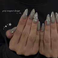 【ジェルオフ有】チップ長さだし🎀持ち込みデザイン🤍