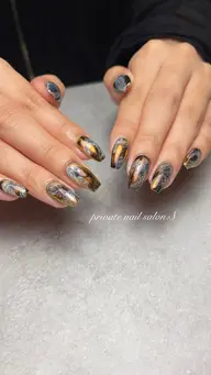 ニュアンス／¥8,500～(デザインや工程によって変わります)※パーツ別途※ご新規様ジェルオフ無料