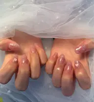 ハンドnail♡ワンカラー🩷ラメ