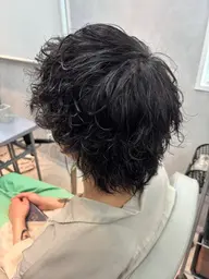 メンズ限定😎 📈人気上昇中📈 カット💇‍♂️＋特殊パーマ🌀（シャドウ・波巻き・ツイスパ・ツイスト・ピンパーマ）