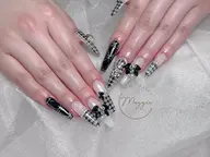 🎀150分チップ長さだし10本+持ち込みデザイン・パーツつけ放題「ジェルオフ無料」