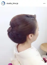 🍵【am8:00~9:00迄】和装ヘアセット¥4000