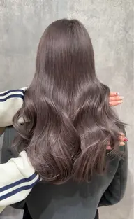 【暗髪卒業で一気に垢抜け✨】ケアブリーチ+透明感カラー+3step高保湿トリートメント