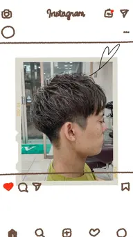 🌟メンズカット➕シャンプー➕炭酸泉🌟