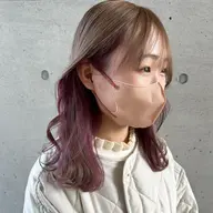 イヤリングカラー＋カット＋クイックトリートメント