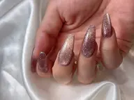 水光マグ🌹ハードジェル使用☆マグネットネイル