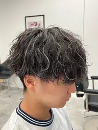 カット+ハイライトカラー