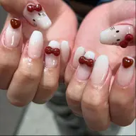 🍎新人ネイリスト　HANDジェルやり放題（ジェルオフ無料）パーツつけ放題