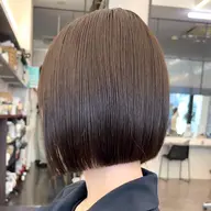 乾かすだけでまとまる‼️ボブカット+うる艶美髪になれる✨髪質改善カラー