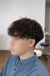 【トレンドNo.1🔥】メンズカット＋シャドウパーマ