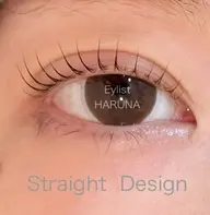 お任せ"ストレート"デザイン(アイシャンプー&コーティング付)(写真撮影有り)