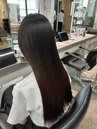 【お顔周りメンテナンス付き✨️】縮毛矯正➕前髪カット➕2stepトリートメント