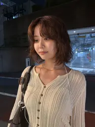 【1日1名様限定】カット+コールドパーマ[ボブ/レイヤー/ウルフ/スパイラル／ニュアンス]